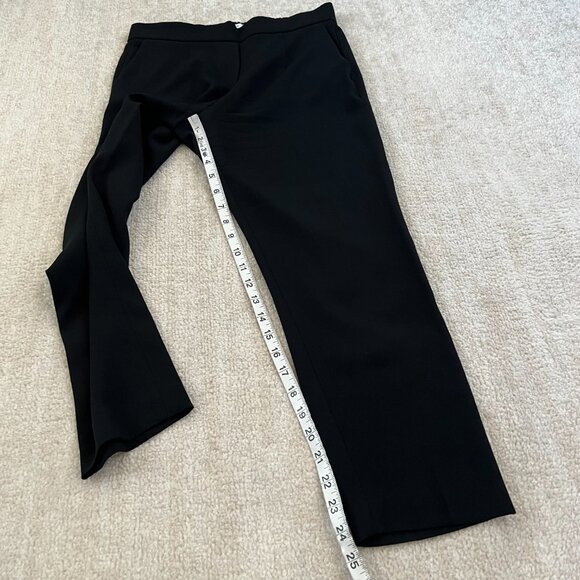 Aritzia Babaton Conan Pull On Cropped Black Trousers Work Pants 4 - Picture 5 of 10